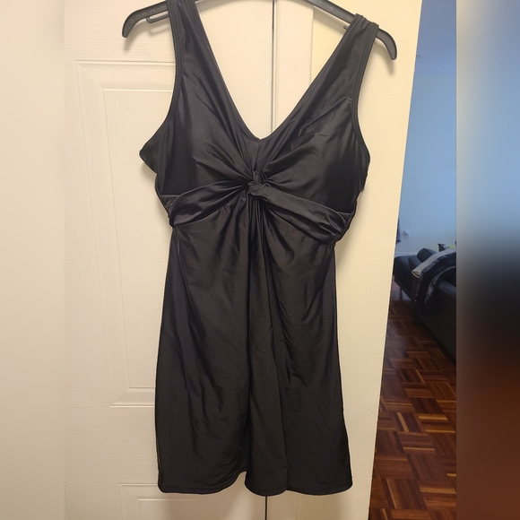 Shapermint Essentials Swim Knot-Front Swim Dress size Large - Picture 6 of 9